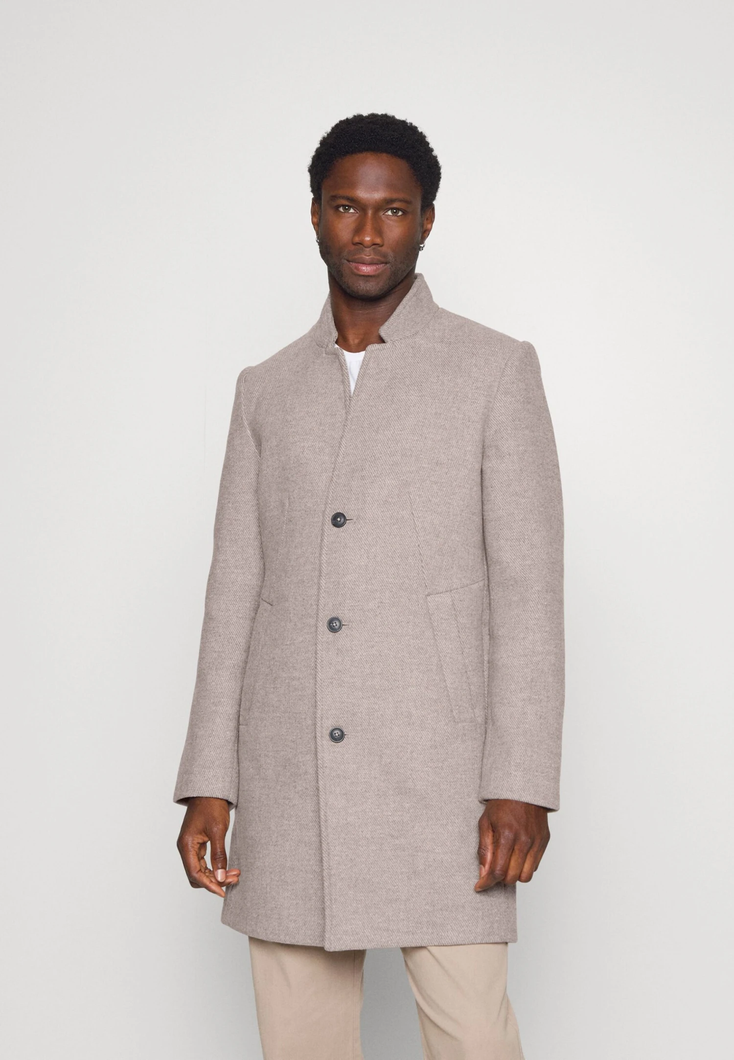 TOM TAILOR Denim Mantel - Light Brown Melange 1 TOM TAILOR Denim Mantel - Light Brown Melange