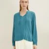 Tom Tailor Mit Raffungen - Blouse - Pastel Teal