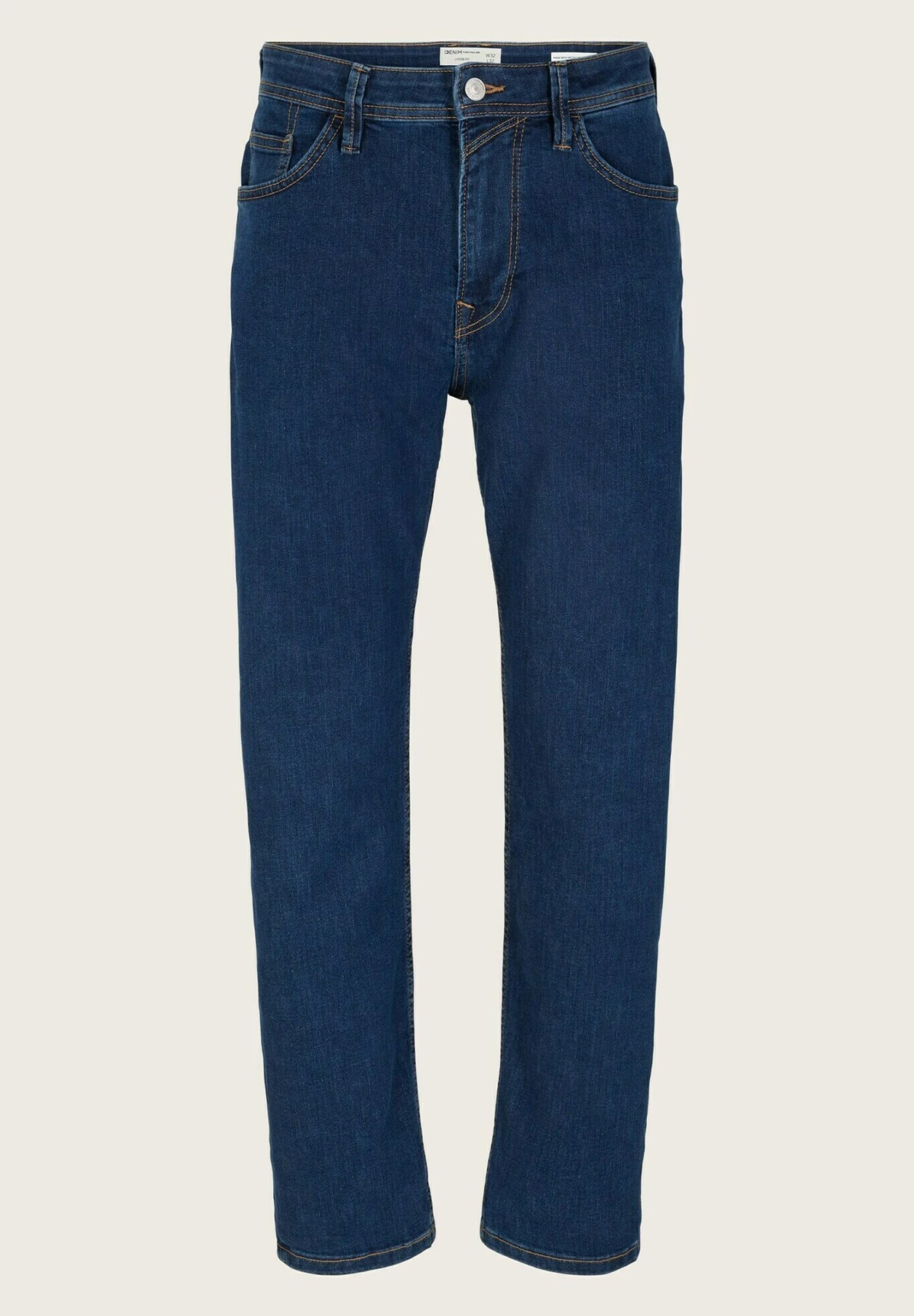 TOM TAILOR Denim Straight Leg Jeans - Used Mid Stone Blue Denim 13 TOM TAILOR Denim Straight Leg Jeans - Used Mid Stone Blue Denim - Afbeelding 13