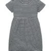 Tom Tailor Jerseyjurk - Dark Blue Off White Stripe