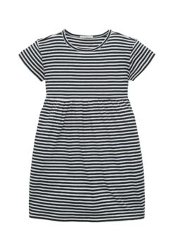 Tom Tailor Jerseyjurk - Dark Blue Off White Stripe