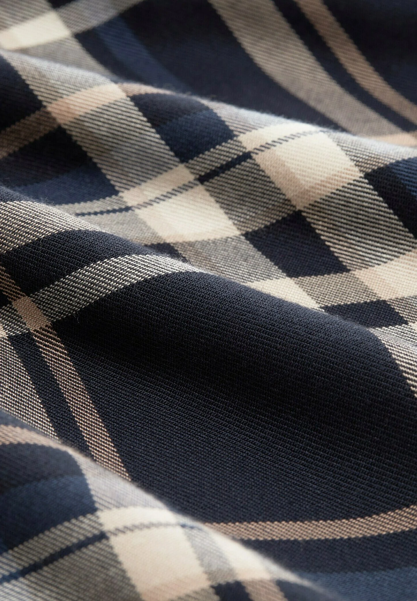 Tom Tailor Overhemdblouse - Navy Blue/Beige Check 6 Tom Tailor Overhemdblouse - Navy Blue/Beige Check - Afbeelding 6
