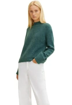 TOM TAILOR Denim Cosy Mock Neck - Trui - Green Dust Melange 30 TOM TAILOR Denim Cosy Mock Neck - Trui - Green Dust Melange -Tom Tailor 8ae0cc89650e44e7ac71555ea1140b7e