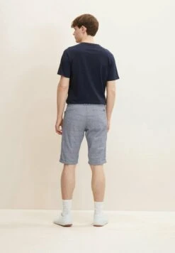 Tom Tailor Shorts - Navy White Check -Tom Tailor 8c4353c902354ea091a2339a76fe5d04