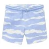 Tom Tailor Jogger - Shorts - Blue Heron Tie Dye Stripe