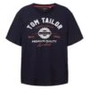 Tom Tailor Mit Logo- T-Shirt Print - Sky Captain Blue