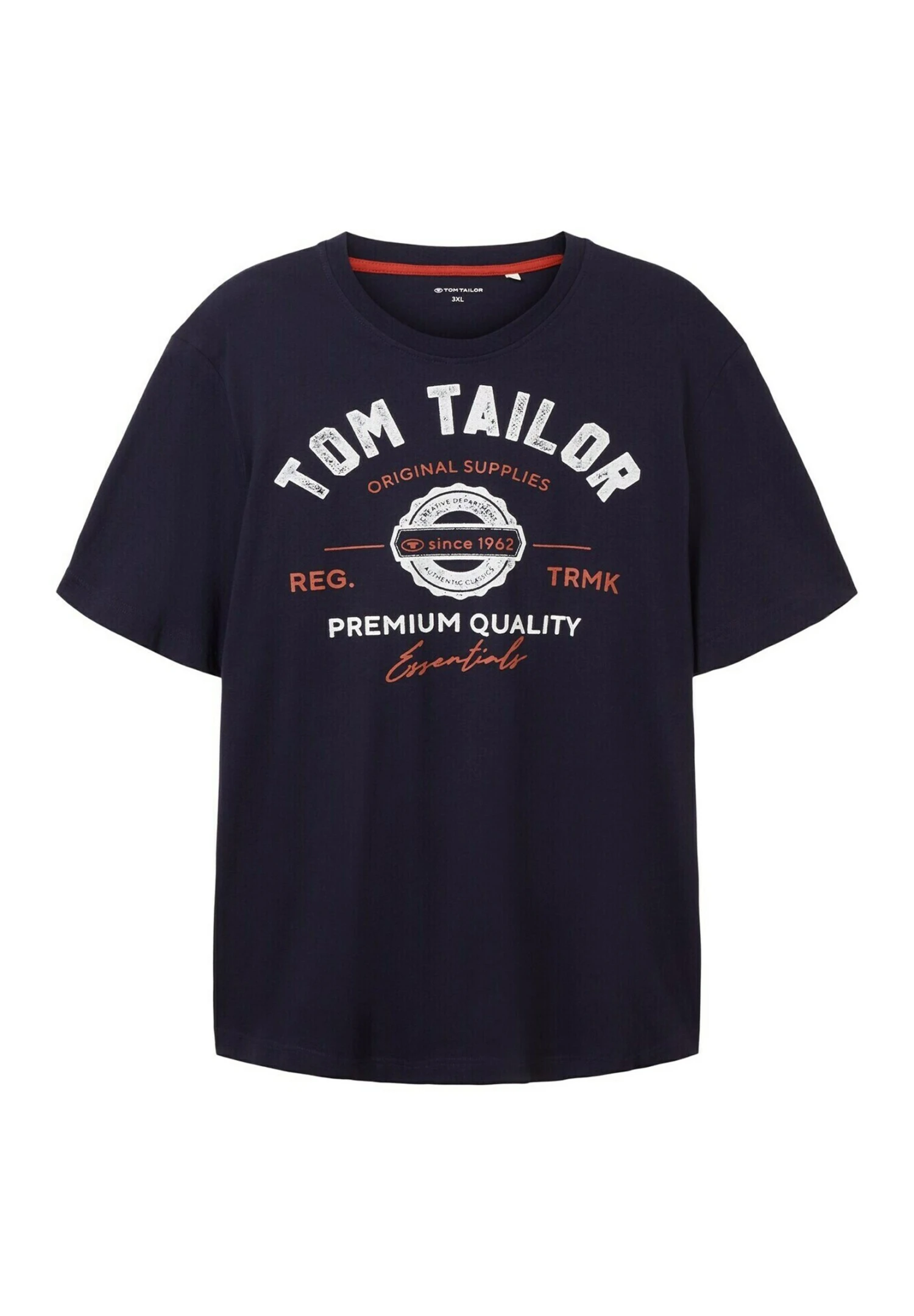 Tom Tailor Mit Logo- T-Shirt Print - Sky Captain Blue 1 Tom Tailor Mit Logo- T-Shirt Print - Sky Captain Blue