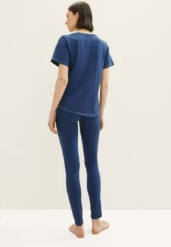 Tom Tailor Bodywear Mit Textprint Set - Pyjama - Blue Dark Solid 10 Tom Tailor Bodywear Mit Textprint Set - Pyjama - Blue Dark Solid -Tom Tailor 8e23e0a763404bbcba825b940eab5f87