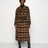 TOM TAILOR Denim Loose Belted Coat - Mantel - Brown