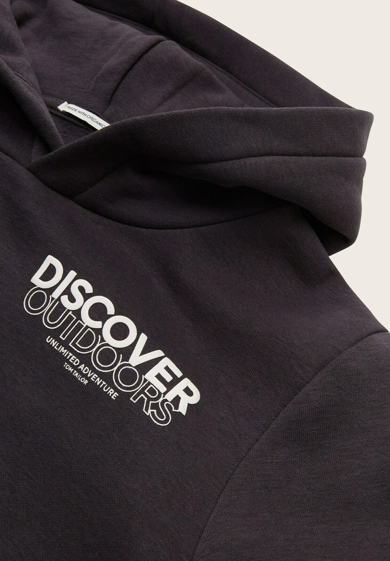 Tom Tailor Mit Fotoprint - Hoodie - Coal Grey 3 Tom Tailor Mit Fotoprint - Hoodie - Coal Grey - Afbeelding 3