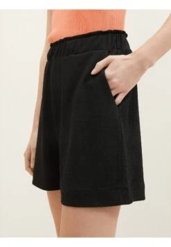 TOM TAILOR Denim Mit Struktur - Shorts - Deep Black -Tom Tailor 8fab42ce27fc445eab55d90992fbcb24