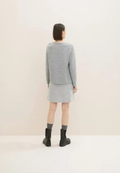 Tom Tailor Cozy - Trui - Concrete Grey Melange -Tom Tailor 8fc39ddf87964bf8b7eaa30ed50cf647