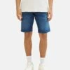 Tom Tailor Jeansshort - Dark Stone Wash Denim
