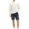 Tom Tailor Josh - Jeansshort - Used Dark Stone Blue Denim