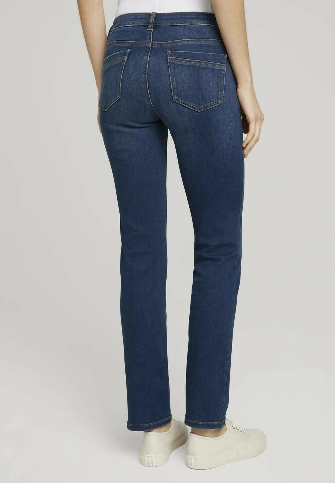 Tom Tailor Straight Leg Jeans - Dark Stone Wash Denim 3 Tom Tailor Straight Leg Jeans - Dark Stone Wash Denim - Afbeelding 3