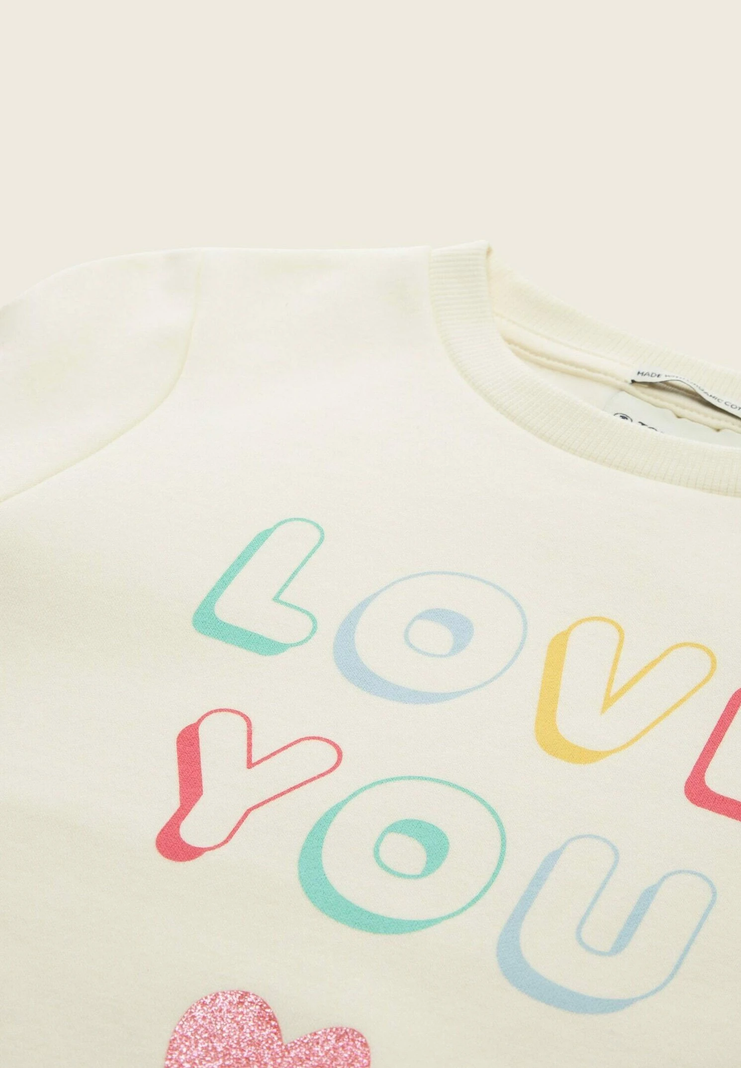 Tom Tailor Mit Print - Sweater - Dove White 3 Tom Tailor Mit Print - Sweater - Dove White - Afbeelding 3