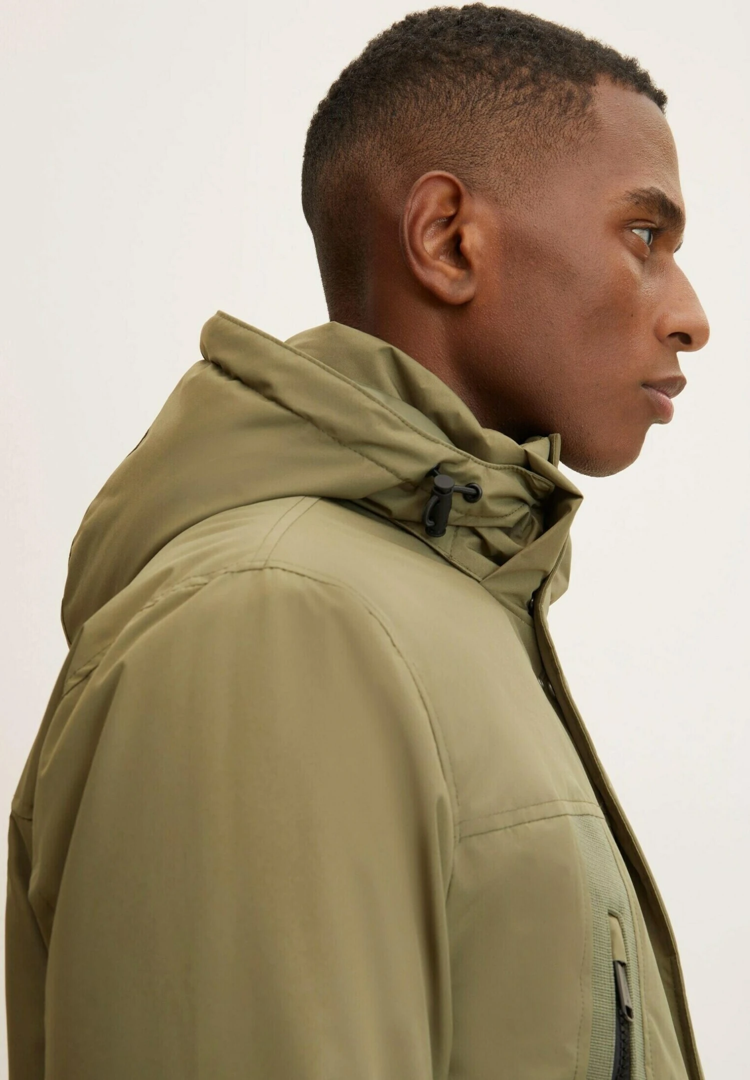 Tom Tailor Mit Abnehmbarer Kapuze - Parka - Dusty Olive Green 4 Tom Tailor Mit Abnehmbarer Kapuze - Parka - Dusty Olive Green - Afbeelding 4