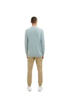 Tom Tailor Mit Struktur - Trui - Ice Blue Injected Melange -Tom Tailor 93509c1eda1f42028d970bb232cd9005