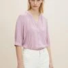 TOM TAILOR Denim Blouse - Soft Mauve