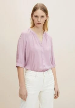 TOM TAILOR Denim Blouse - Soft Mauve