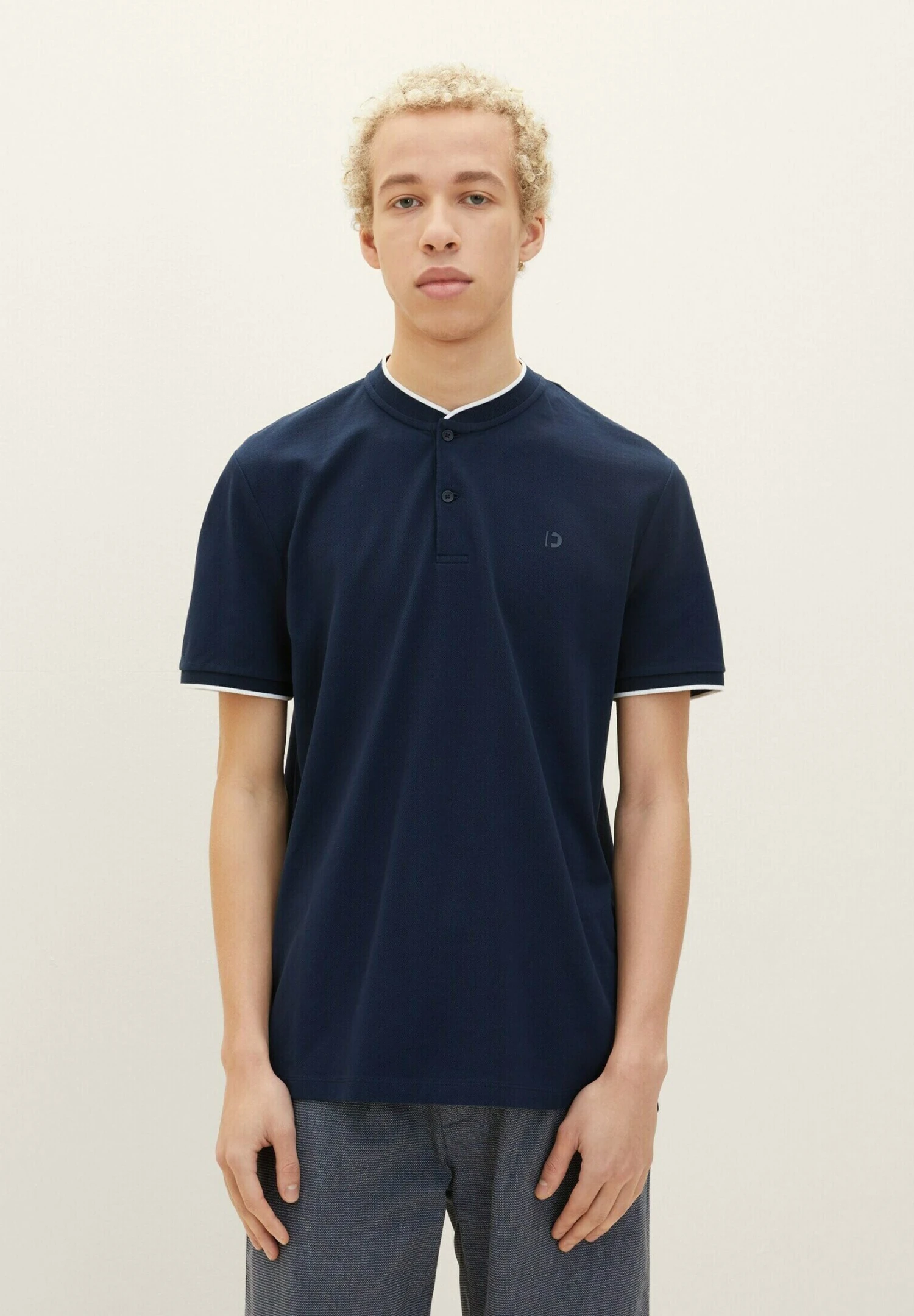 TOM TAILOR Denim Poloshirt - Sky Captain Blue 1 TOM TAILOR Denim Poloshirt - Sky Captain Blue