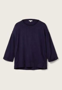 Tom Tailor Sweater - Navy Midnight Blue -Tom Tailor 946102ab3a4d4a5e9e3f4b7c5e090c61