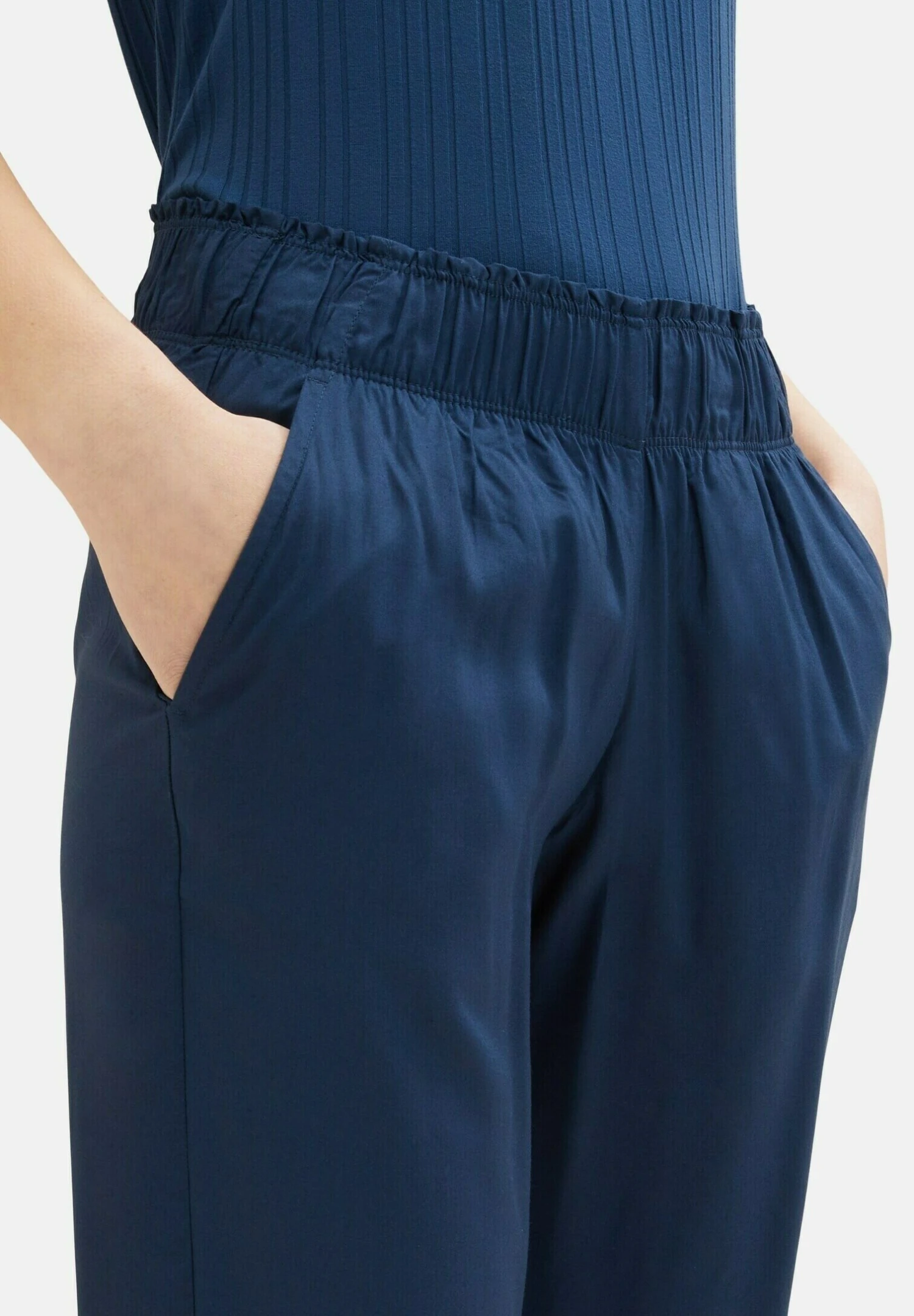 Tom Tailor Cropped - Broek - Midnight Sail 11 Tom Tailor Cropped - Broek - Midnight Sail - Afbeelding 11