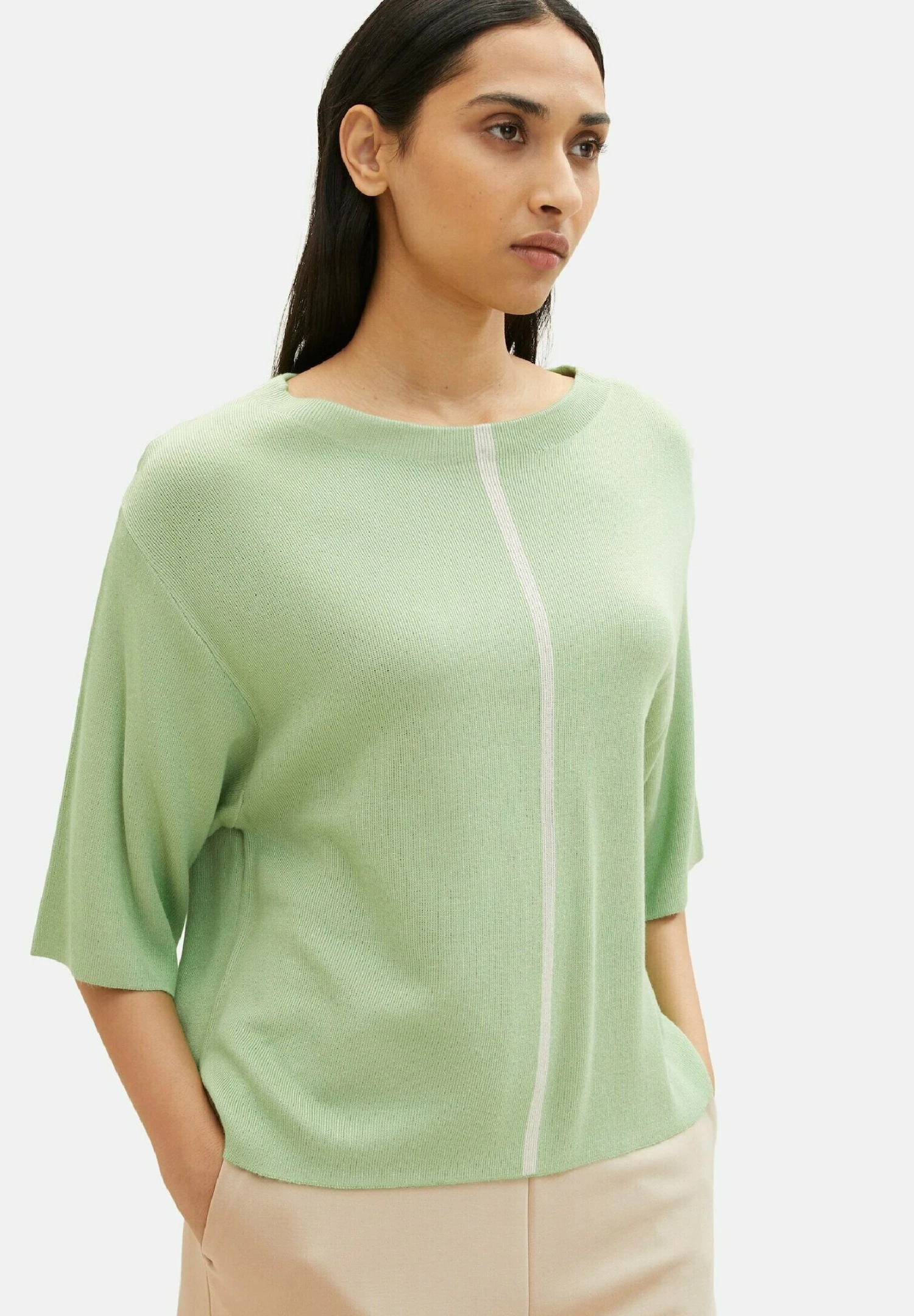 Tom Tailor Trui - Okra Green 4 Tom Tailor Trui - Okra Green - Afbeelding 4