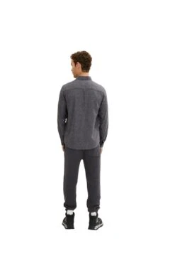 Tom Tailor Overhemd - Dark Herringbone Structure -Tom Tailor 950ee3e51f884adeabab5b9877ed96cf