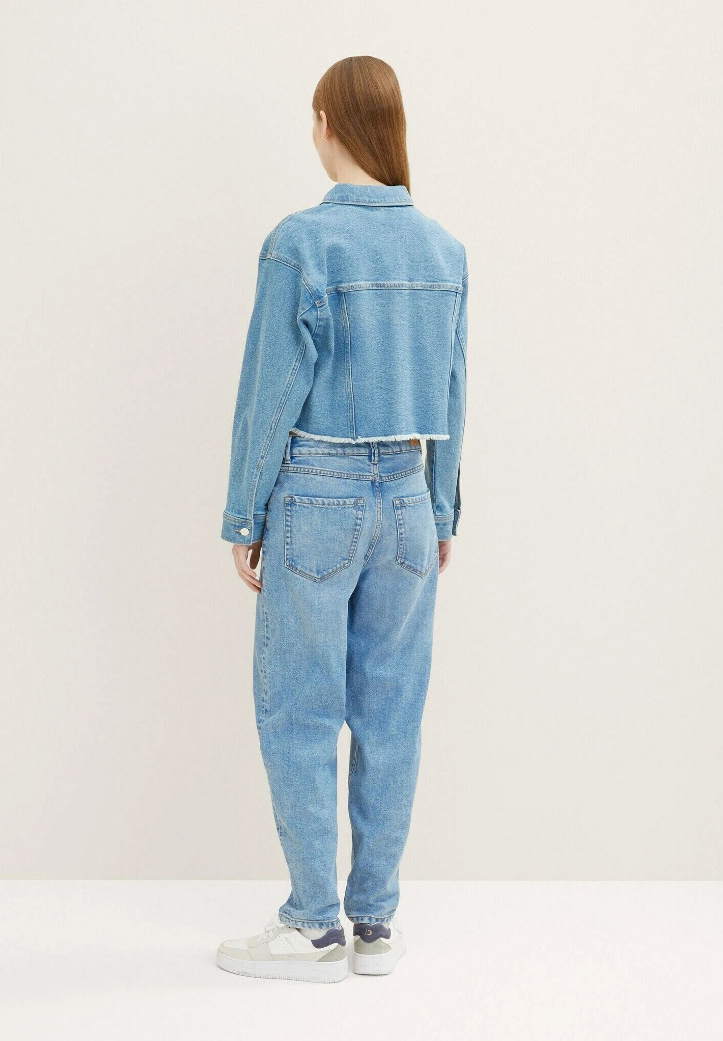 TOM TAILOR Denim Cropped - Spijkerjas - Light Stone Bright Blue Denim 3 TOM TAILOR Denim Cropped - Spijkerjas - Light Stone Bright Blue Denim - Afbeelding 3