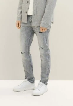 TOM TAILOR Denim Piers Slim- Slim Fit Jeans - Used Light Stone Grey Denim 36 TOM TAILOR Denim Piers Slim- Slim Fit Jeans - Used Light Stone Grey Denim -Tom Tailor 9572b99ed0cf4b1a80907c427635f11d