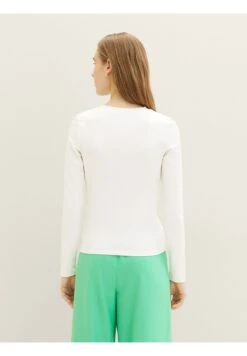 TOM TAILOR Denim Langarmshirt Mit Cut Out - Longsleeve - Gardenia White 9 TOM TAILOR Denim Langarmshirt Mit Cut Out - Longsleeve - Gardenia White -Tom Tailor 9665d5eb6c764d3bbbd18bd450ece700