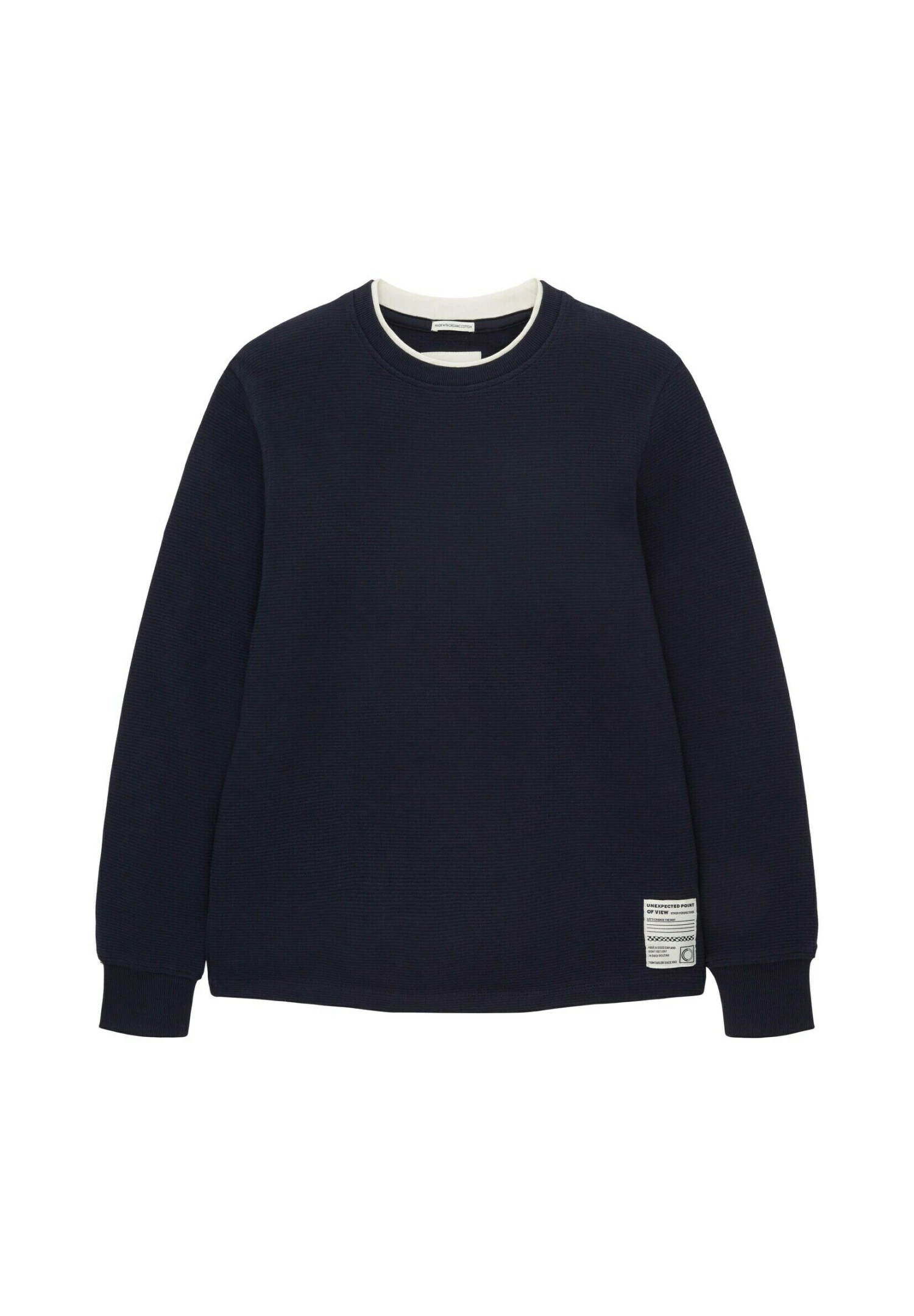 Tom Tailor Mit Struktur - Sweater - Sky Captain Blue 1 Tom Tailor Mit Struktur - Sweater - Sky Captain Blue