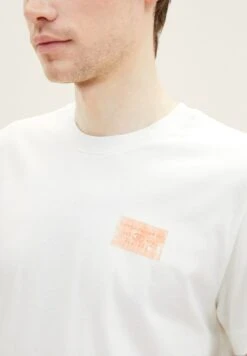 Tom Tailor Mit Print - T-Shirt Print - Off White -Tom Tailor 9857fb2bf59843cbb23dd043393410c9