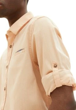 Tom Tailor Mit Struktur - Overhemd - Orange White Squared Structure 25 Tom Tailor Mit Struktur - Overhemd - Orange White Squared Structure -Tom Tailor 98761e3980764d4b8292892a462c33d7