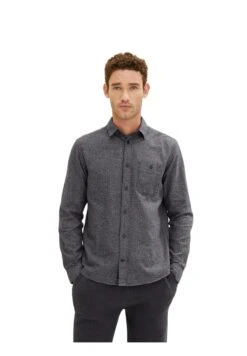 Tom Tailor Overhemd - Dark Herringbone Structure -Tom Tailor 993a9bb5164c4177b966fd2671122474