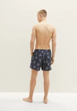 TOM TAILOR Denim Mit Allover-Print - Zwemshorts - Black White Big Coral Print -Tom Tailor 995a92979c48427db48c778482e251c5
