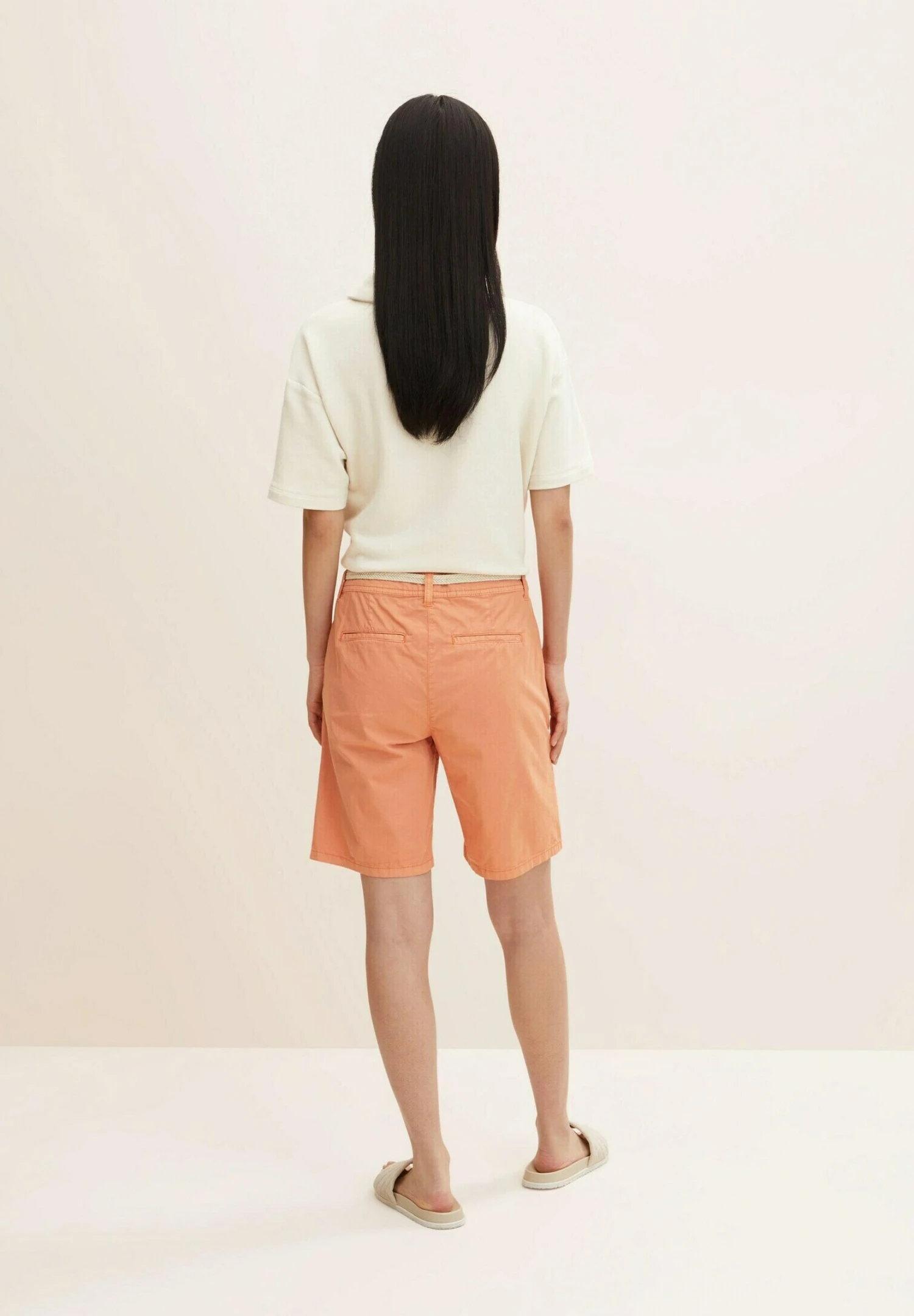 Tom Tailor Shorts - Cantaloupe Orange 3 Tom Tailor Shorts - Cantaloupe Orange - Afbeelding 3