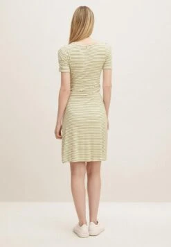 Tom Tailor Jerseyjurk - Olive Horizontal Stripe -Tom Tailor 9a163e042cfa479fbbb1d34d78de9e6a