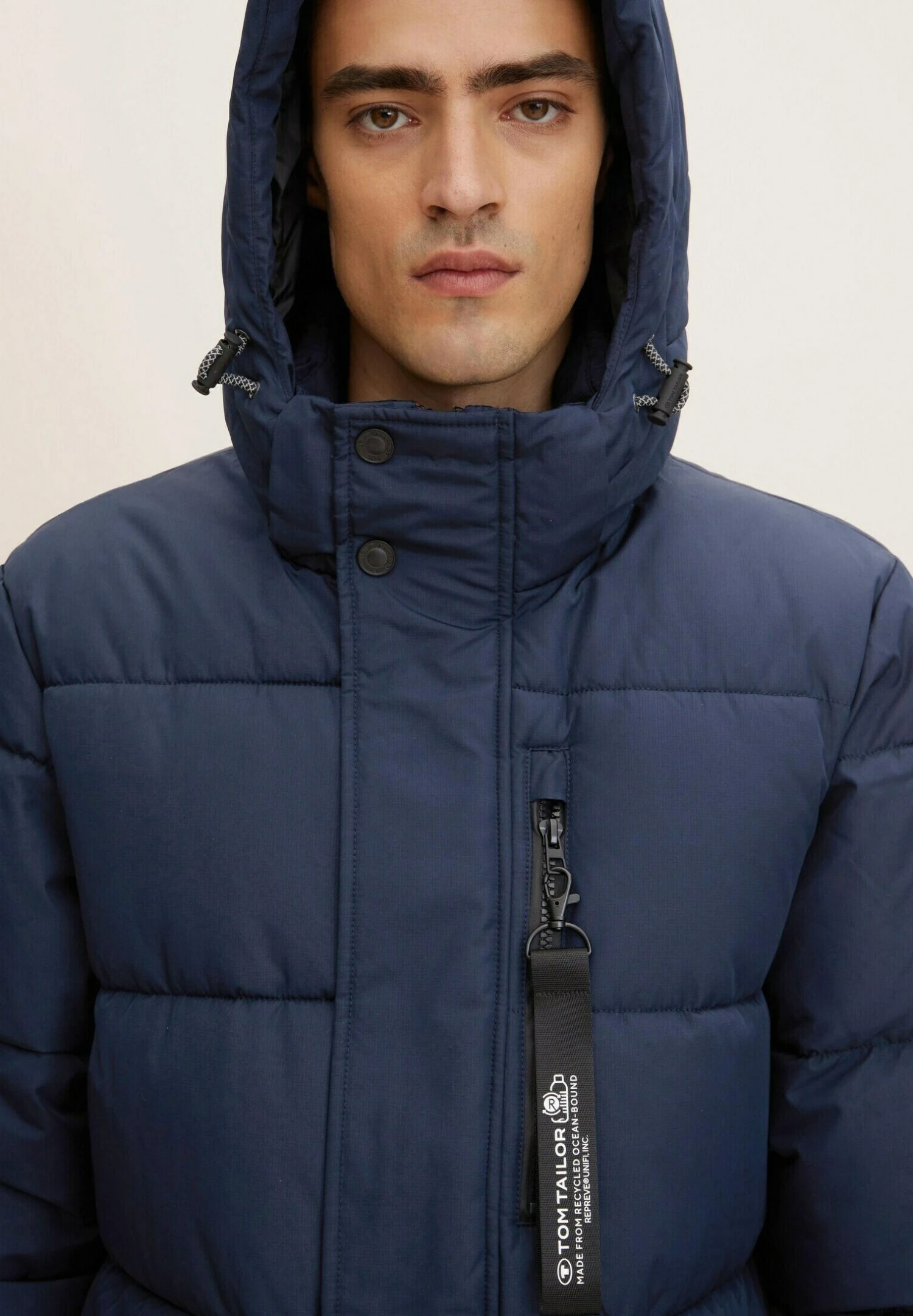 Tom Tailor Mit Kapuze - Winterjas - Sky Captain Blue 4 Tom Tailor Mit Kapuze - Winterjas - Sky Captain Blue - Afbeelding 4