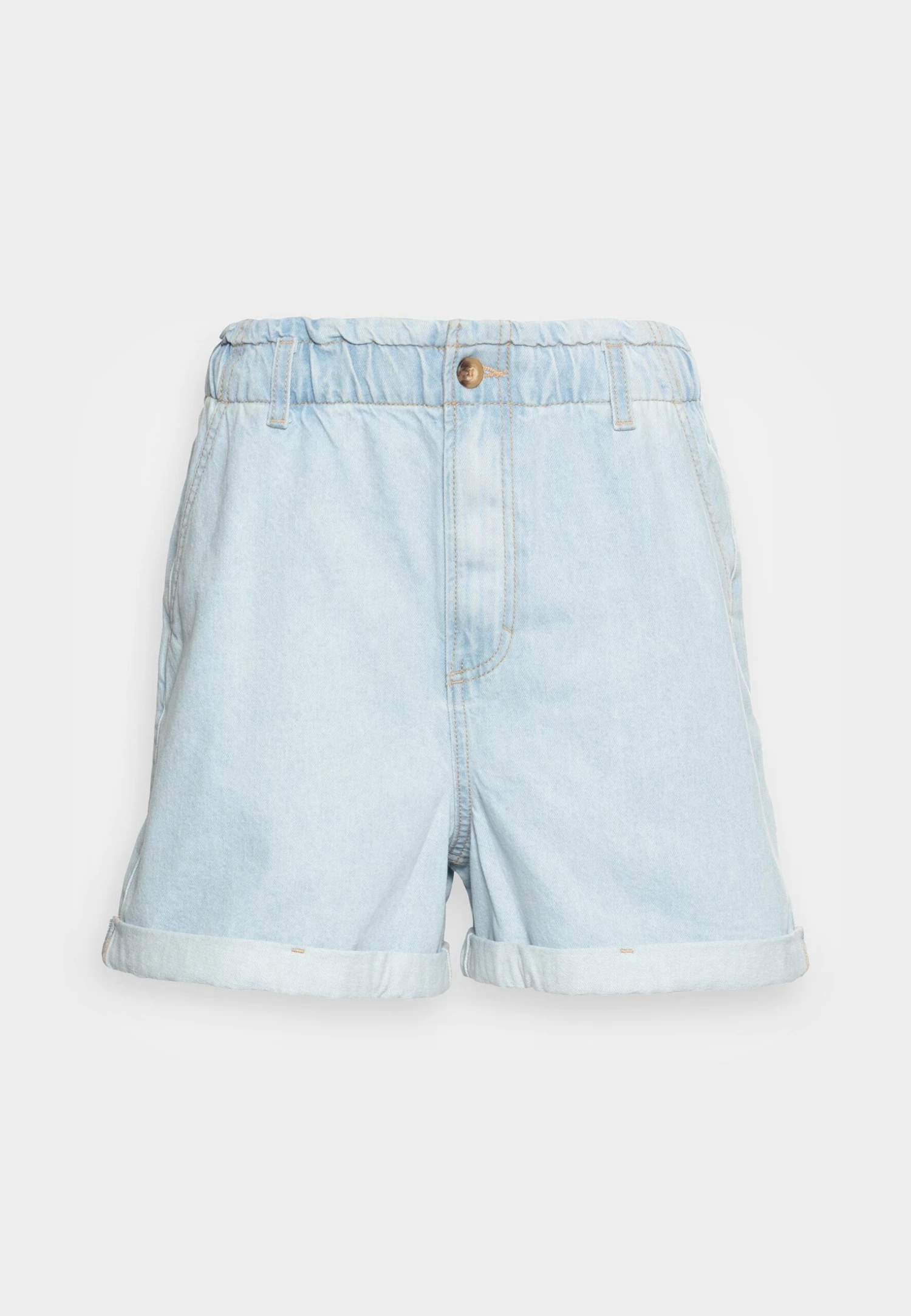 TOM TAILOR Denim Paperbag Shorts - Jeansshort - Used Light Stone Blue Denim 4 TOM TAILOR Denim Paperbag Shorts - Jeansshort - Used Light Stone Blue Denim - Afbeelding 4