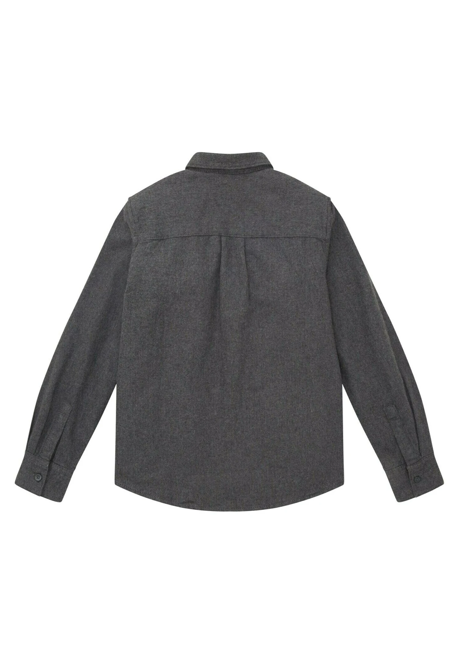 Tom Tailor Flanellhemd - Overhemd - Dark Grey Melange 2 Tom Tailor Flanellhemd - Overhemd - Dark Grey Melange - Afbeelding 2