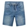 Tom Tailor Mit Stringgürtel - Jeansshort - Used Light Stone Blue Denim