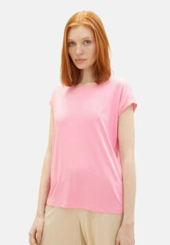TOM TAILOR Denim Fluent- T-Shirt Basic - Fresh Pink
