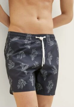 TOM TAILOR Denim Mit Allover-Print - Zwemshorts - Black White Big Coral Print -Tom Tailor 9bdb6ecf43b34381a01c6ea7c61e5423