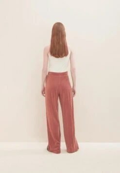 TOM TAILOR Denim Samt Optik - Broek - Mid Brown -Tom Tailor 9c62744d6c8949b699fc1643c27ca8e1