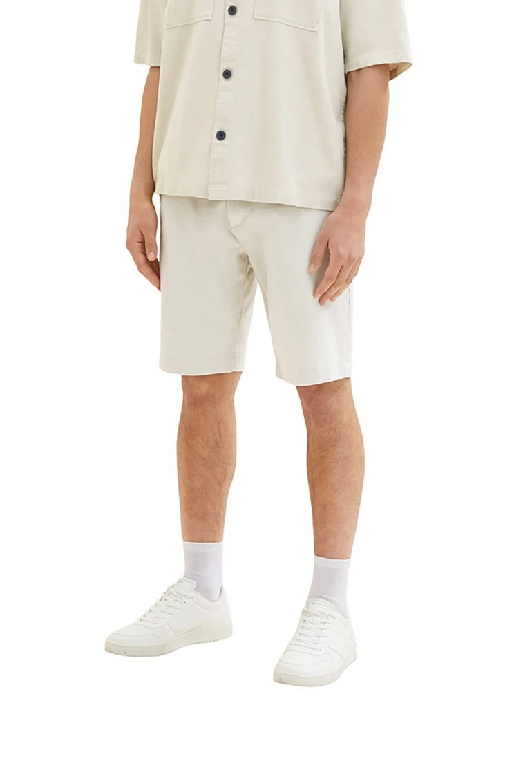 TOM TAILOR Denim Regular- Shorts - White Sand 3 TOM TAILOR Denim Regular- Shorts - White Sand - Afbeelding 3
