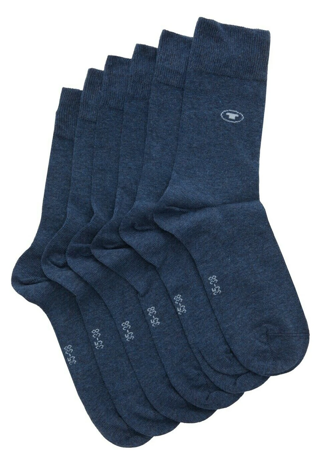 Tom Tailor 6 Pack - Sokken - Indigo Melange 1 Tom Tailor 6 Pack - Sokken - Indigo Melange