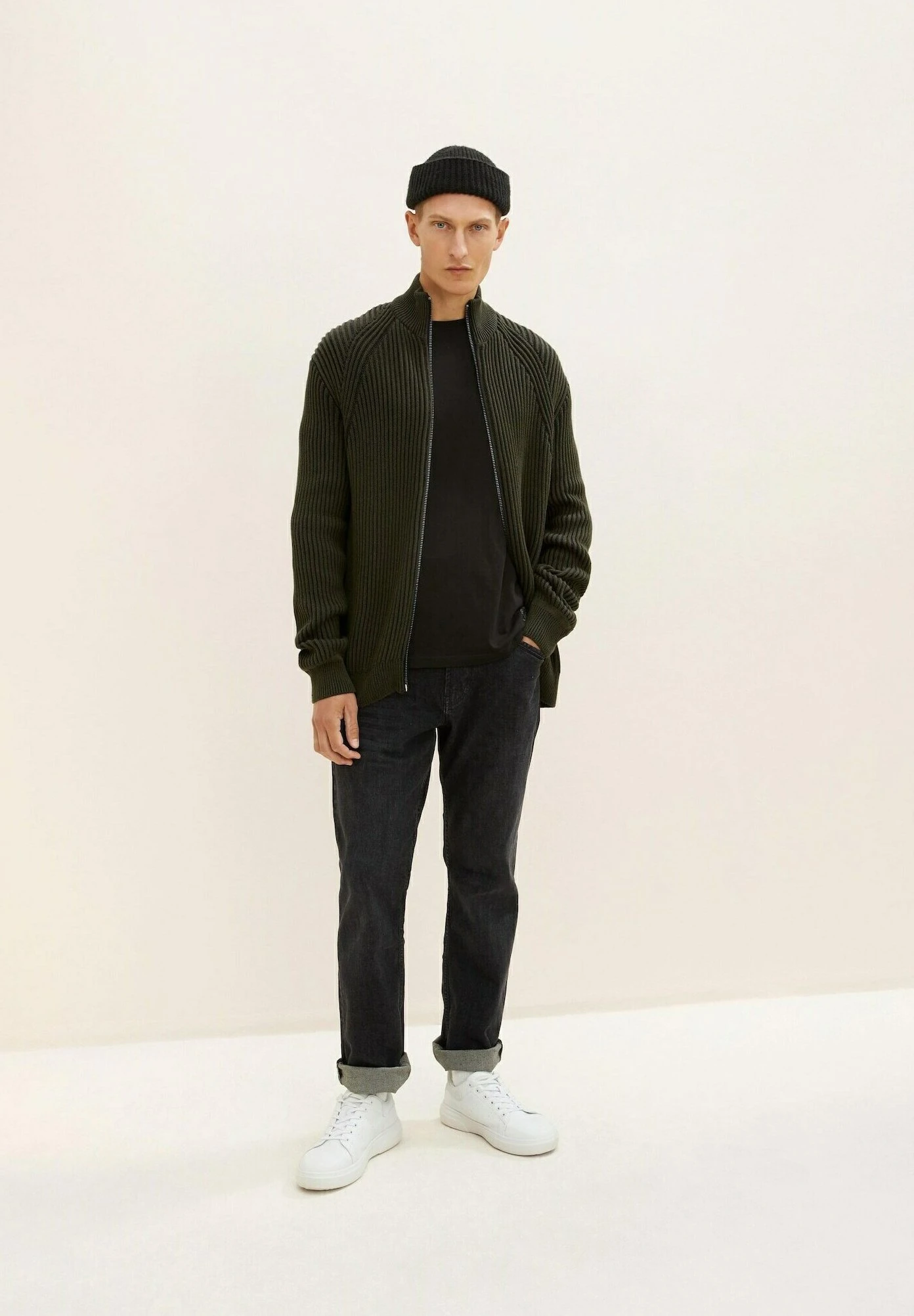 Tom Tailor Vest - Deep Forest Green 2 Tom Tailor Vest - Deep Forest Green - Afbeelding 2