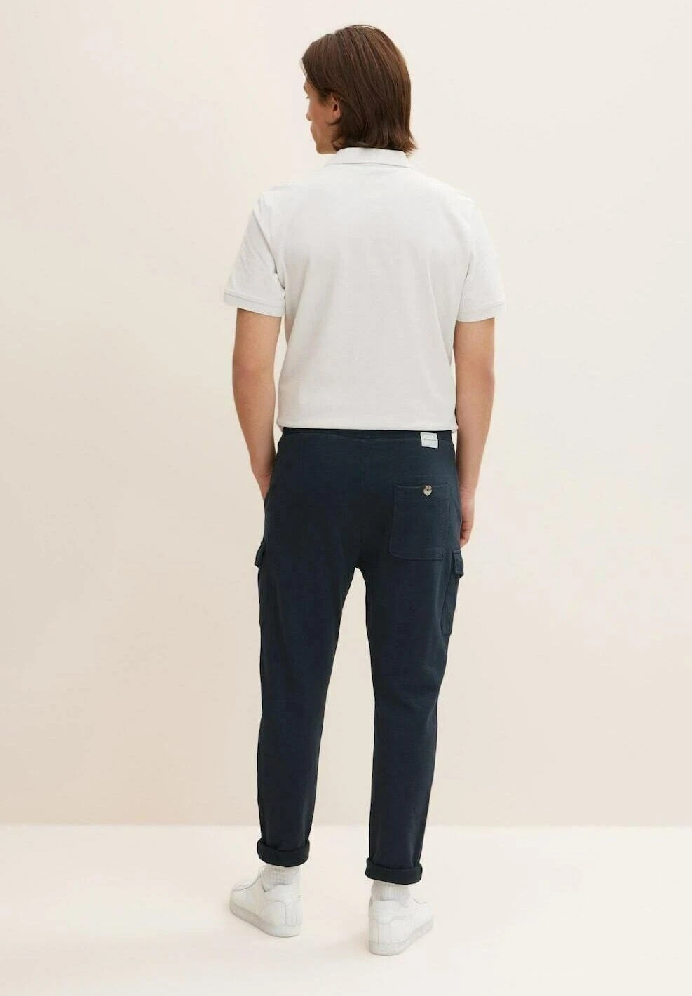 Tom Tailor Naturally Dyed- Trainingsbroek - Sky Captain Blue 3 Tom Tailor Naturally Dyed- Trainingsbroek - Sky Captain Blue - Afbeelding 3